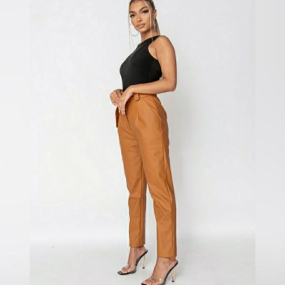 LAST ONE 💎 PaperBag Faux Leather Pants - Picture 6 of 7